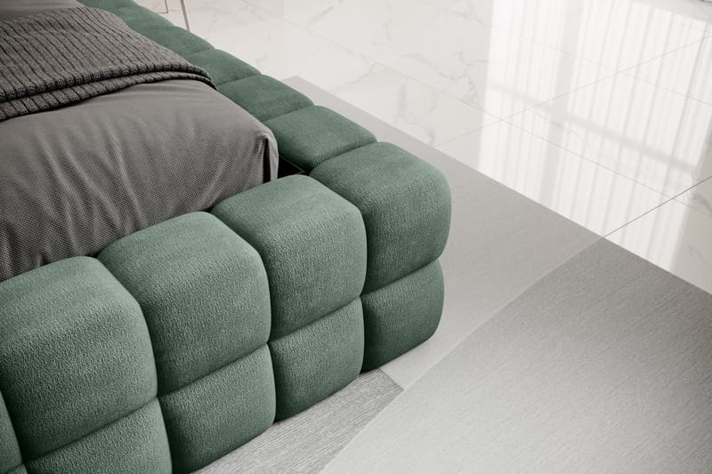 Sänkykehys Dizzle 140x200 cm - Vihreä - Huonekalut - Sänky - Sänkykehikot & sängynrungot