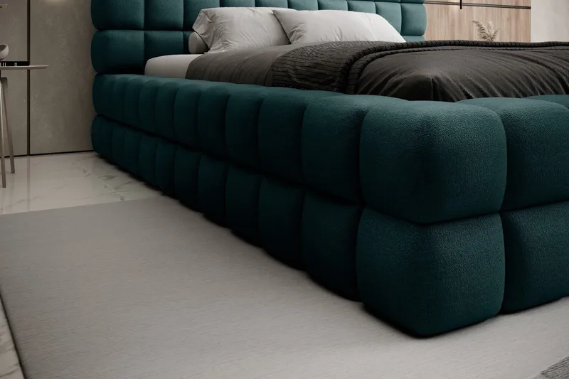 Sänkykehys Dizzle 160x200 cm - Vihreä - Huonekalut - Sänky - Sänkykehikot & sängynrungot