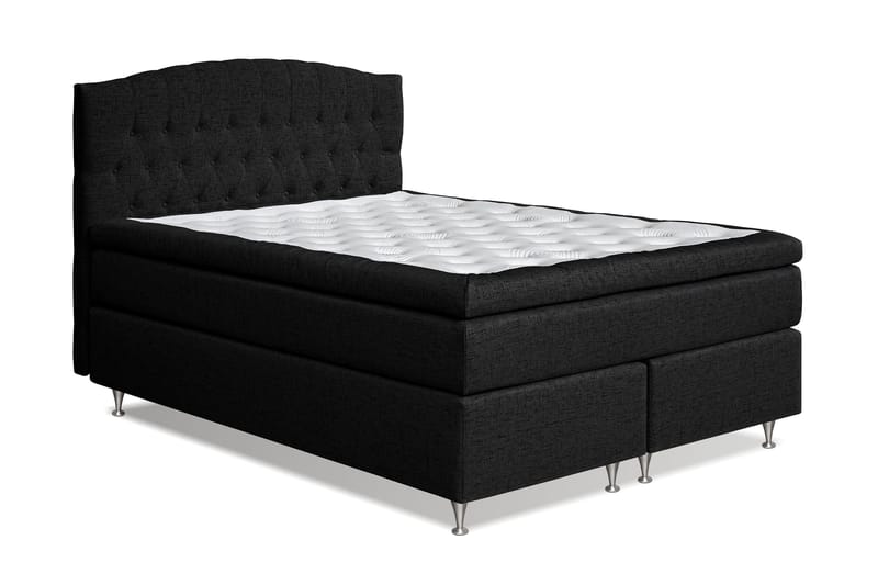 Sänkypaketti Abelie 160x200 Kova - Musta - Huonekalut - Sänky - Jenkkisängyt