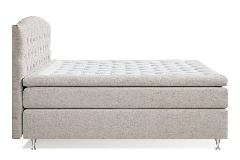 Sänkypaketti Abelie 160x200 Kova/Medium - Beige - Huonekalut - Sänky - Sänkypaketti