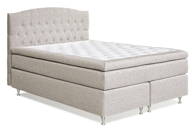 Sänkypaketti Abelie 160x200 Kova/Medium - Beige - Huonekalut - Sänky - Sänkypaketti