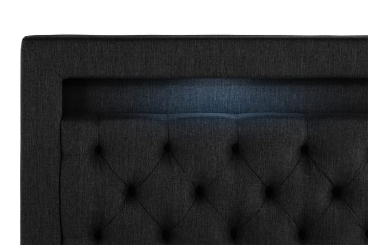 Sänkypaketti Altaneira 180x200 cm nostosäilytys - Musta - Sänkypaketti - Sängyt säilytystilalla