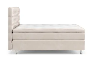 Sänkypaketti Celine 120x200 cm Sametti - Beige - Huonekalut - Sänky - Jenkkisängyt