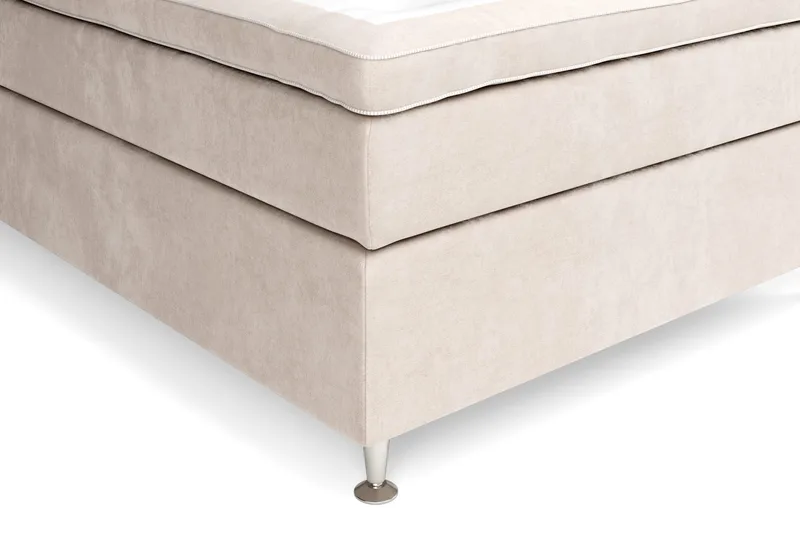 Sänkypaketti Celine 120x200 cm Sametti - Beige - Huonekalut - Sänky - Jenkkisängyt