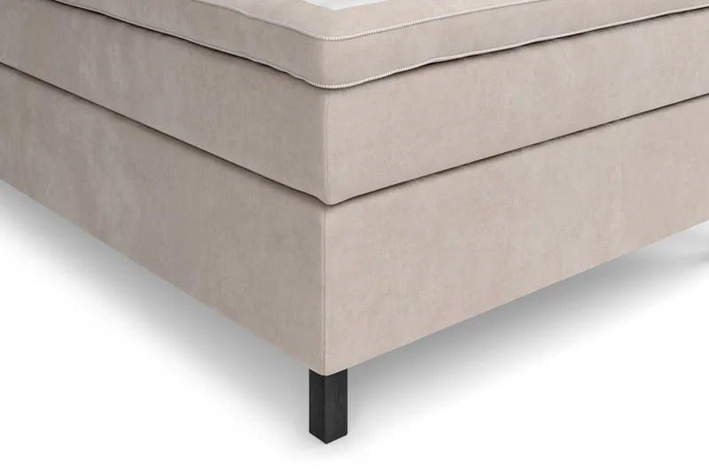 Sänkypaketti Celine 140x200 cm Sametti - Beige - Huonekalut - Sänky - Jenkkisängyt