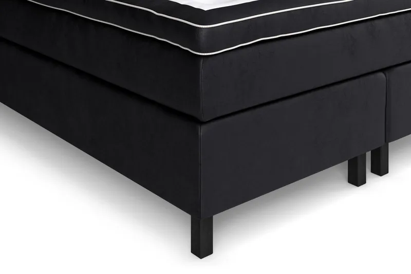 Sänkypaketti Celine 160x200 cm Sametti - Musta - Huonekalut - Sänky - Jenkkisängyt