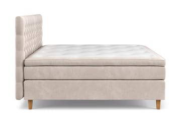 Sänkypaketti Celine 180x200 cm Sametti - Beige - Huonekalut - Sänky - Sänkypaketti