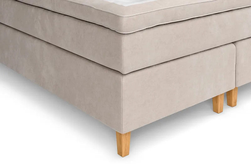 Sänkypaketti Celine 180x200 cm Sametti - Beige - Huonekalut - Sänky - Sänkypaketti