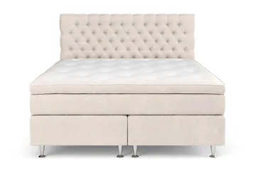 Sänkypaketti Celine 210x210 cm - Beige - Huonekalut - Sänky - Sänkypaketti