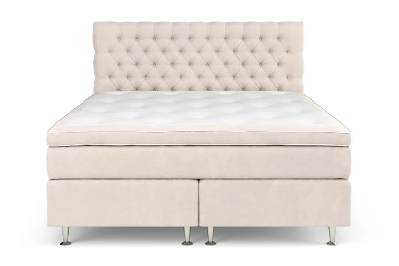 Sänkypaketti Celine 210x210 cm - Beige - Huonekalut - Sänky - Sänkypaketti