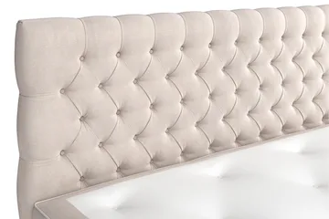 Sänkypaketti Celine 210x210 cm - Beige - Huonekalut - Sänky - Sänkypaketti