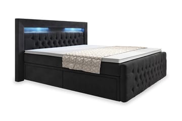 Sänkypaketti Celio 180x200 Nosto - Musta/Sametti - Huonekalut - Sänky - Sänkypaketti