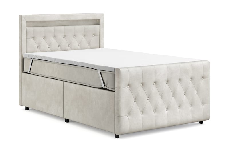 Sänkypaketti Celio Light 120x200 Laatikko - Beige - Huonekalut - Sänky - Jenkkisängyt