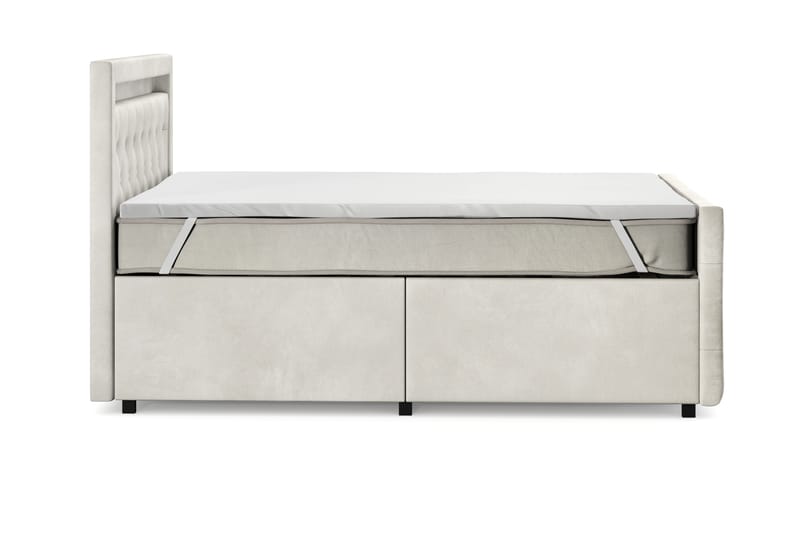 Sänkypaketti Celio Light 120x200 Laatikko - Beige - Huonekalut - Sänky - Jenkkisängyt