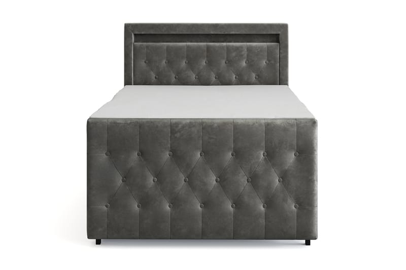 Sänkypaketti Celio Light 120x200 Laatikko - Harmaa - Huonekalut - Sänky - Jenkkisängyt