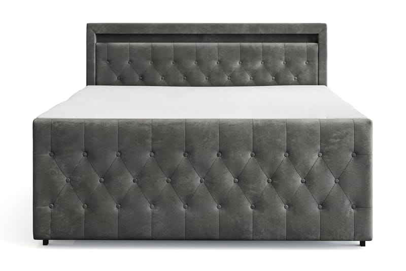 Sänkypaketti Celio Light 180x200 Laatikko - Harmaa - Huonekalut - Sänky - Jenkkisängyt