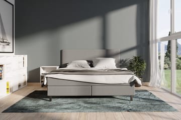Sänkypaketti Choice No 2 180x200 - Vaaleanharmaa/Musta - Huonekalut - Sänky - Jenkkisängyt