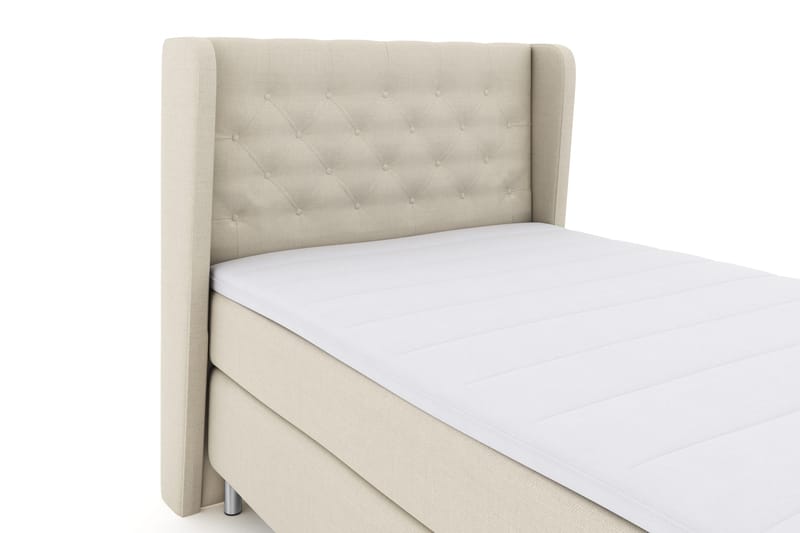 Sänkypaketti Choice No 3 120x200 Kova - Beige/Metallijalat - Huonekalut - Sänky - Jenkkisängyt