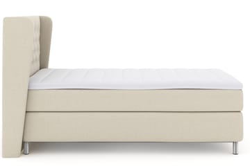 Sänkypaketti Choice No 3 120x200 Kova - Beige/Metallijalat - Huonekalut - Sänky - Jenkkisängyt