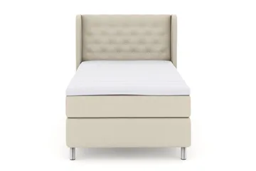 Sänkypaketti Choice No 3 120x200 Kova - Beige/Metallijalat - Huonekalut - Sänky - Jenkkisängyt