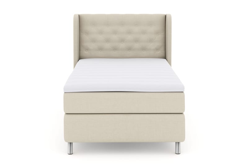 Sänkypaketti Choice No 3 120x200 Kova - Beige/Metallijalat - Huonekalut - Sänky - Jenkkisängyt