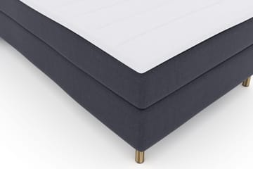 Sänkypaketti Choice No 3 120x200 Kova - Sininen/Kuparijalat - Huonekalut - Sänky - Jenkkisängyt