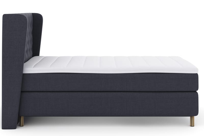 Sänkypaketti Choice No 3 120x200 Kova - Sininen/Kuparijalat - Huonekalut - Sänky - Jenkkisängyt