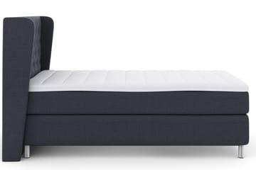 Sänkypaketti Choice No 3 120x200 Kova - Sininen/Metallijalat - Huonekalut - Sänky - Jenkkisängyt