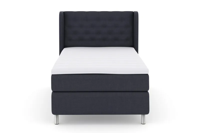 Sänkypaketti Choice No 3 120x200 Kova - Sininen/Metallijalat - Huonekalut - Sänky - Jenkkisängyt