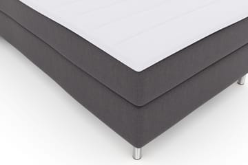 Sänkypaketti Choice No 3 120x200 Kova - Tummanharmaa/Metallijalat - Huonekalut - Sänky - Jenkkisängyt