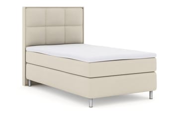 Sänkypaketti Choice No 3 120x200 Medium - Beige/Metallijalat - Huonekalut - Sänky - Jenkkisängyt