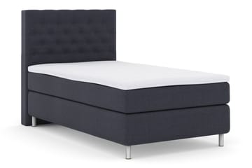 Sänkypaketti Choice No 3 120x200 Medium - Sininen/Metallijalat - Huonekalut - Sänky - Jenkkisängyt