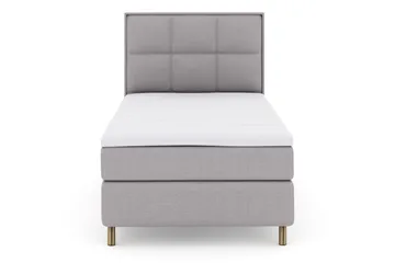 Ruudullinen Sängynpääty 120 cm - Vaaleanharmaa