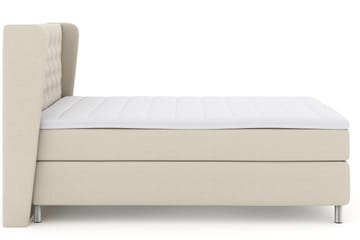 Sänkypaketti Choice No 3 140x200 Kova - Beige/Metallijalat - Huonekalut - Sänky - Jenkkisängyt