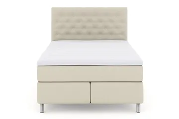 Topattu Sängynpääty 140 cm - Beige