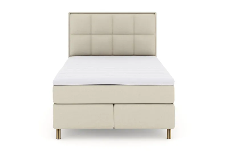 Sänkypaketti Choice No 3 140x200 Kova/Medium, Beige/Kuparijalat