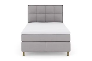 Ruudullinen Sängynpääty 140 cm - Vaaleanharmaa