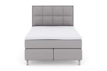 Ruudullinen Sängynpääty 140 cm - Vaaleanharmaa