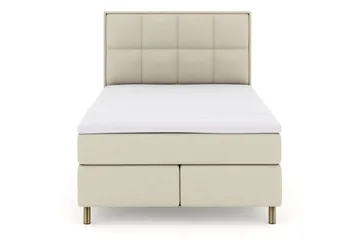 Ruudullinen Sängynpääty 140 cm - Beige