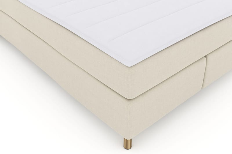 Sänkypaketti Choice No 3 140x200 Medium - Beige/Kuparijalat - Huonekalut - Sänky - Jenkkisängyt