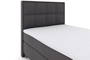 Sänkypaketti Choice No 3 140x200 Medium - Tummanharmaa/Kuparijalat - Huonekalut - Sänky - Jenkkisängyt