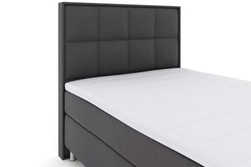 Sänkypaketti Choice No 3 140x200 Medium - Tummanharmaa/Metallijalat - Huonekalut - Sänky - Jenkkisängyt