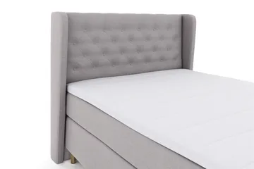Sänkypaketti Choice No 3 140x200 Medium - Vaaleanharmaa/Kuparijalat - Huonekalut - Sänky - Jenkkisängyt