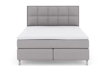 Ruudullinen Sängynpääty 160 cm - Vaaleanharmaa