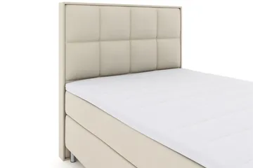 Sänkypaketti Choice No 3 160x200 Kova/Medium - Beige/Metallijalat - Huonekalut - Sänky - Jenkkisängyt