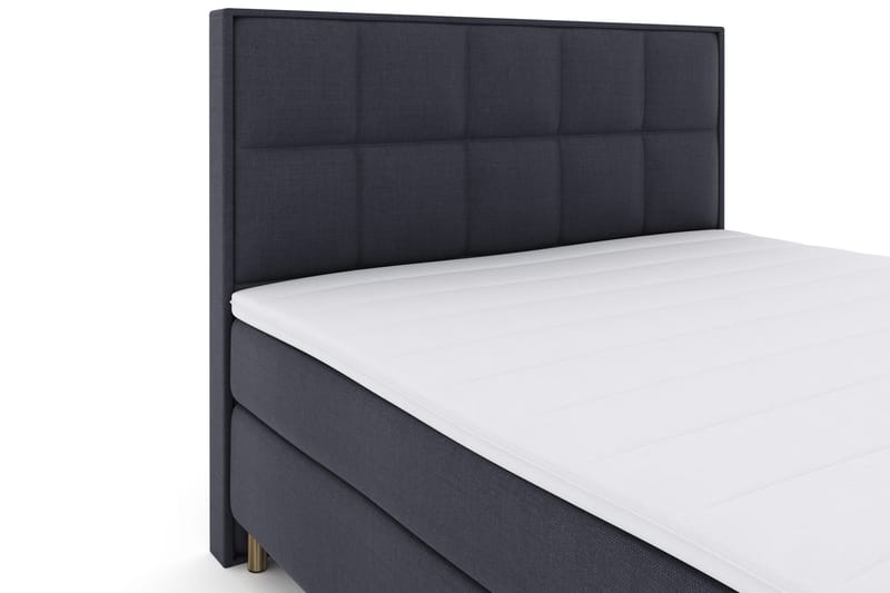 Sänkypaketti Choice No 3 180x200 Kova - Sininen/Kuparijalat - Huonekalut - Sänky - Jenkkisängyt