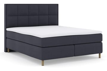 Sänkypaketti Choice No 3 180x200 Kova - Sininen/Kuparijalat - Huonekalut - Sänky - Jenkkisängyt