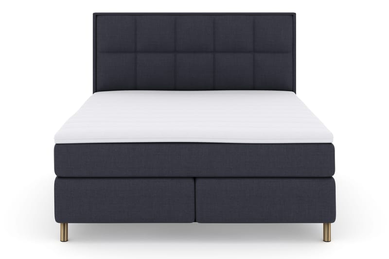 Sänkypaketti Choice No 3 180x200 Kova - Sininen/Kuparijalat - Huonekalut - Sänky - Jenkkisängyt