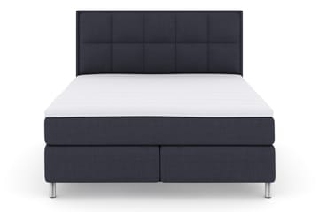 Sänkypaketti Choice No 3 180x200 Kova - Sininen/Metallijalat - Huonekalut - Sänky - Jenkkisängyt