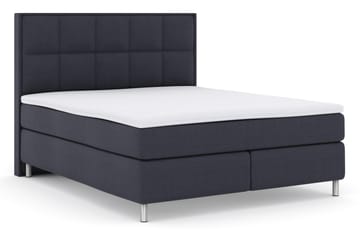 Sänkypaketti Choice No 3 180x200 Kova - Sininen/Metallijalat - Huonekalut - Sänky - Jenkkisängyt